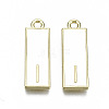 Alloy Enamel Pendants ENAM-T012-01I-RS-2