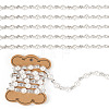 1 Yard Iron Rhinestone Cup Chains FIND-TA0008-17-2