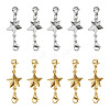 16Pcs 2 Colors 304 Stainless Steel Lobster Claw Clasps PALLOY-TAC0265-2