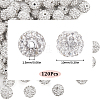 120Pcs Pave Disco Ball Beads RB-SC0004-84C-2