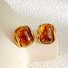 304 Stainless Steel Resin Stud Earrings WG617A0-02-1