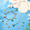 12Pcs 12 Styles 304 Stainless Steel Enamel Pendants STAS-TA0001-43-7