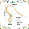 160Pcs 304 Stainless Steel French Earring Hooks STAS-ME0001-53G-2