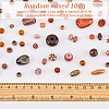 100G 5 Styles Acrylic Beads OACR-SC0001-72B-2