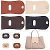   4Pcs 4 Colors PU Imitation Leather Sew on Bag Covers FIND-PH0006-36-1