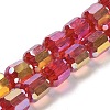 Electroplate Glass Beads Strands EGLA-D030-19A-1