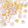 60Pcs 3 Colors 1-Hole Resin Buttons RESI-TA0004-42-3