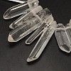 Natural Quartz Crystal Nuggets Bead Strands G-M239-06-1