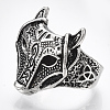 Alloy Cuff Finger Rings RJEW-T006-45-3