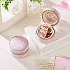 Portable Travel Round Velvet Jewelry Set Storage Zipper Boxes CON-TAC0001-11B-8