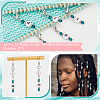 10Pcs 10 Styles Acrylic Pendant Stitch Markers HJEW-AB00747-4