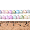 Anti-Tarnish Electroplate Glass Beads Strands X-EGLA-T021-6mm-15-12-2
