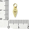 Brass Micro Pave Cubic Zirconia Pendants KK-H475-54G-02-3