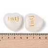 Natural Quartz Crystal Heart Engraving MBTI Figurines Statues for Home Office Desk Decorations X1-G-K353-05B-3