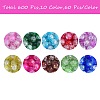 300Pcs 10 Colors Baking Painted Crackle Glass Bead Strands CCG-SZ0001-06-3