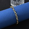 Brass Cable Chain Bracelets BJEW-H537-13G-4