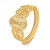 Brass Bangles for Women BJEW-D313-05G-2