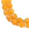 Natural Topaz Jade Beads Strands G-O201B-114F-3