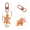 3Pcs Resin Tortoise Pendant Decorations HJEW-TA0001-39F-3