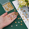 100Pcs 2 Colors Alloy Beads FIND-ME0002-96-4