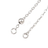 Brass Box Chain Bracelet Making KK-CBADBBF-03P-3