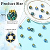 10Pcs Golden Plated Alloy European Beads MPDL-YW0001-05A-3