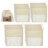 14Pcs 4 Styles Square Cloth Packing Pouches for Shoes ABAG-PH0001-60B-1