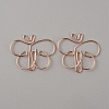 Mini Iron Place Card Holders AJEW-WH0342-47RG-1