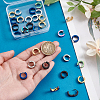 30Pcs 5 Colors 304 Stainless Steel Hoop Earrings EJEW-PH0001-45-3