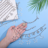 14Pcs 3 Styles Alloy Boot Strap Chains AJEW-ME0003-14-3