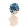 Short Blue Anime Cosplay Wigs OHAR-I015-15-4