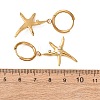 304 Stainless Steel Rhinestone Dangle Hoop Earrings for Women EJEW-F417-01G-02-5