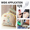 Needle Punch Cotton Strips Fabric SRIB-WH0027-01-6