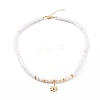 Brass Moon/Star/Sun Pendant Necklaces Sets NJEW-JN03449-4