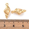 Brass Pendants With Clear Cubic Zirconia KK-S403-06G-3