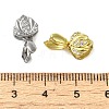 Rack Plating Brass Micro Pave Clear Cubic Zirconia Ice Pick Pinch Bails KK-K340-17-3