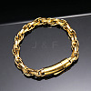 304 Stainless Steel Rope Chain Bracelets for Men Women FS-WG363AE-03-1