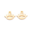 304 Stainless Steel Charms X-STAS-I151-03G-1