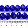 Handmade Imitate Austrian Crystal Faceted Rondelle Glass Beads X-G02YI0C5-2