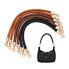 6Pcs 3 Colors Braided Round Imitation Leather Bag Handles DIY-PH00034-87-6