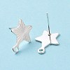 201 Stainless Steel Stud Earring Findings STAS-K241-10S-2