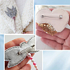120Pcs Iron Brooch Findings IFIN-SP0001-36-4