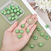 CHGCRAFT 30Pcs Opaque Resin Charms RESI-CA0001-32B-3