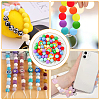 HOBBIESAY 74Pcs 8 Styles Food Grade Eco-Friendly Silicone Beads SIL-HY0001-14-6