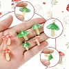 10Pcs 2 Colors Plastic Pendants KY-FS0001-34A-4