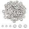 SUPERFINDINGS 70Pcs 2 Styles Iron Washers DIY-FH0006-76-1