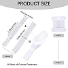 Polyester & Pom Removable Quilt Cover Corner Fasteners Button Straps FIND-CP0003-68-2