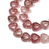 Natural Strawberry Quartz Beads Strands G-N342-93-3