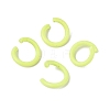 Spray Painted Iron Open Jump Rings IFIN-T017-04B-28-1