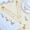 Multi-Strand 304 Stainless Steel Lobster Claw Clasps FIND-HS00001-5